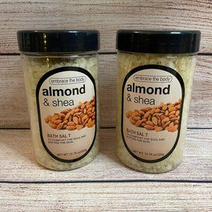 embrace the body almond & shea bath salt